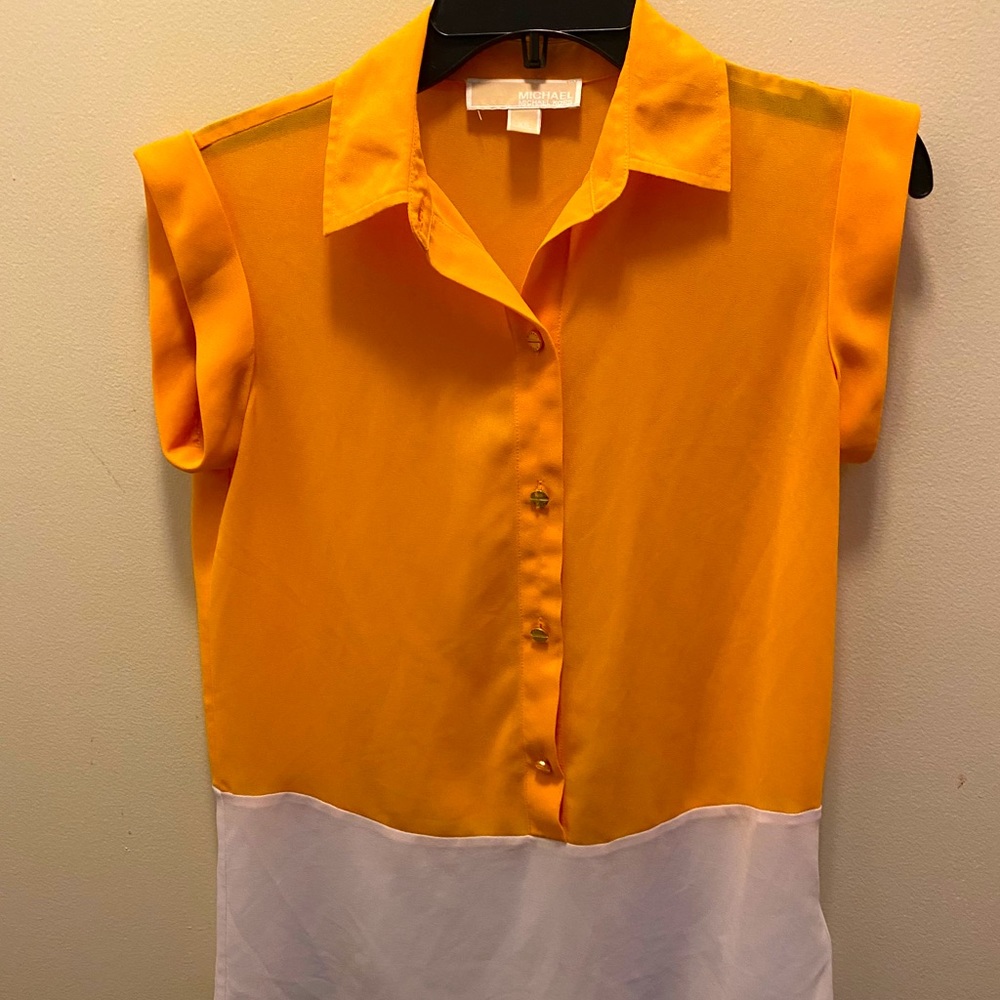 Michael Kors Button Up Top